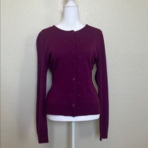 Magenta cardigan sweater from New York & Co-Size M